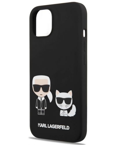 Калъф Karl Lagerfeld - MS Karl and Choupette, iPhone 14 Plus, черен - 5